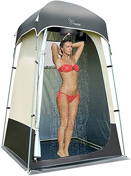 Photo 2 of Vidalido Outdoor Shower Tent Changing Room Privacy Portable Camping Shelters