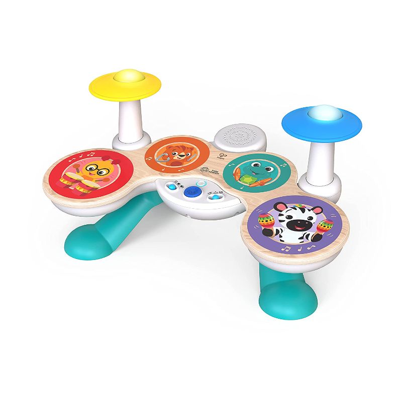 Photo 1 of Baby Einstein Together in Tune Drums? Safe Wireless Wooden Musical Toddler Toy, Magic Touch Collection, Age 12 Months+