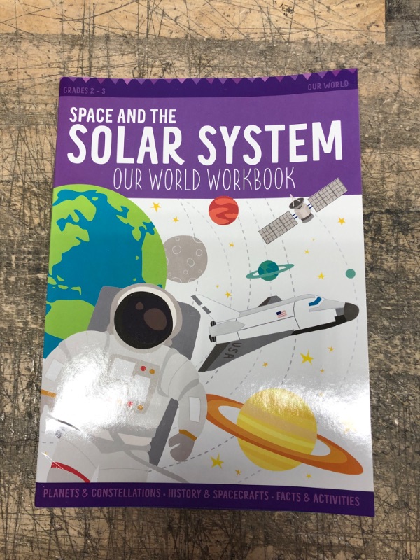 Photo 1 of Children's educational workbook - space and the solar system 
set of 2 books