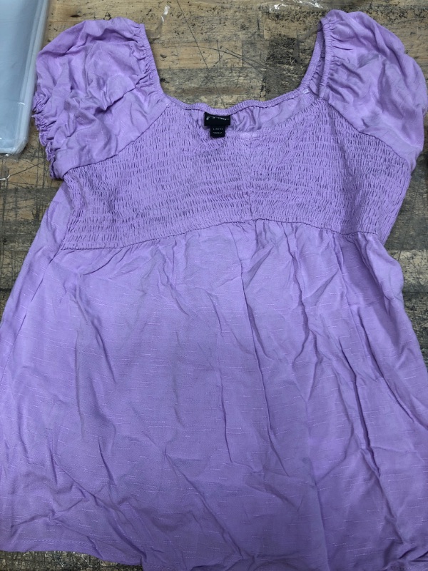 Photo 1 of GIRLS PURPLE TOP SIXE LARGE 10/12