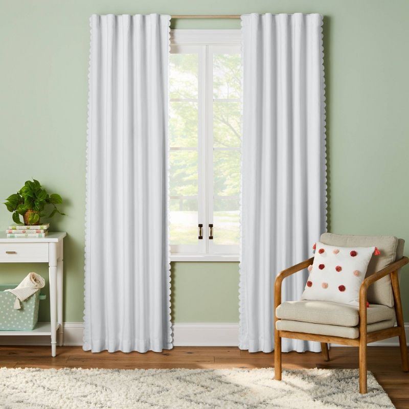 Photo 1 of 1pc 54"x84" Light Filtering Farrah Window Curtain Panel - Threshold™