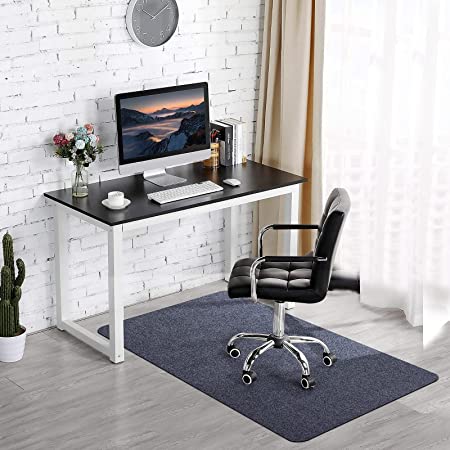 Photo 1 of Office Chair Mat for Hardwood & Tile Floor, 55"x35" Computer Gaming Rolling Chair Mat, Under Desk Low-Pile Rug, Large Anti-Slip Floor Protector for Home Ofiice(Dark Gray)
