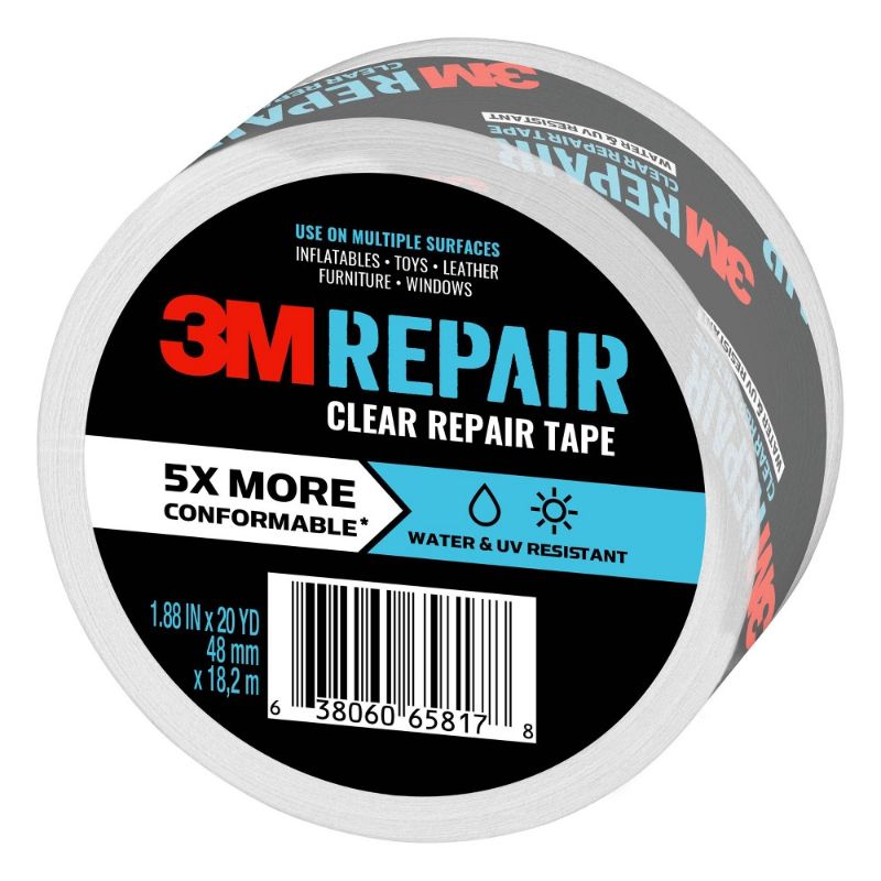 Photo 1 of 270682 1.88 in. X 20 Yard Clear Repair Tape
