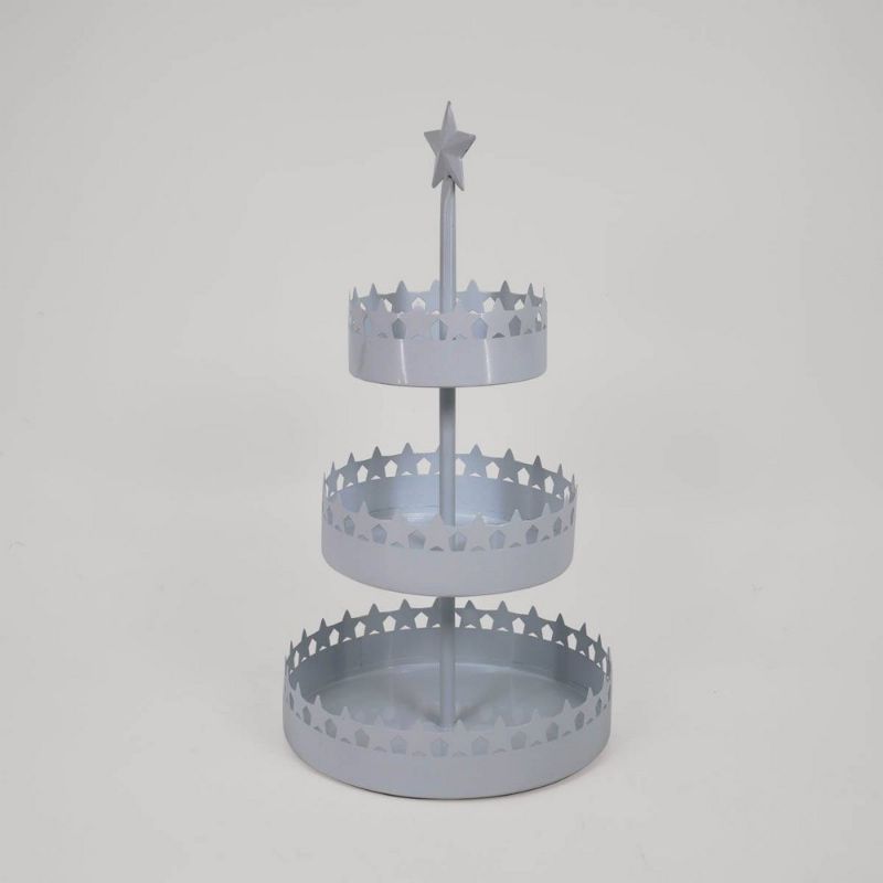 Photo 1 of 3 Tiered Star Tray White - Spritz™
