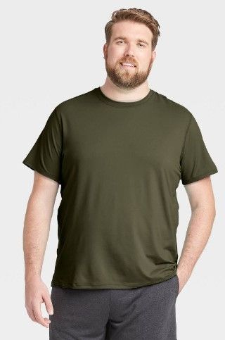 Photo 1 of Bundle of 3- Men's Short Sleeve Performance T-Shirt - All in Motion™- 2 Mediums/ 1 Small