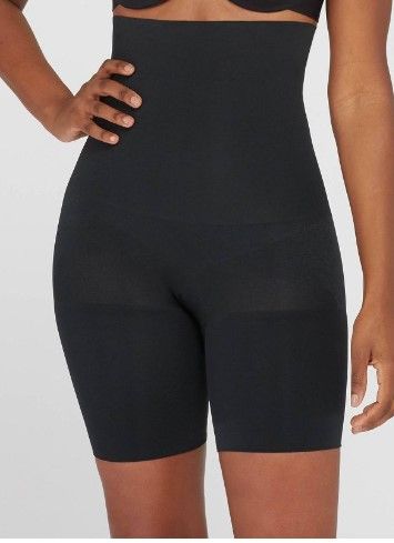 Photo 1 of ASSETS by SPANX Women's Remarkable Results High-Waist Mid-Thigh Shaper- size XL 