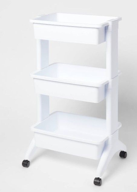 Photo 1 of 3 Tier Utility Cart White - Brightroom™

