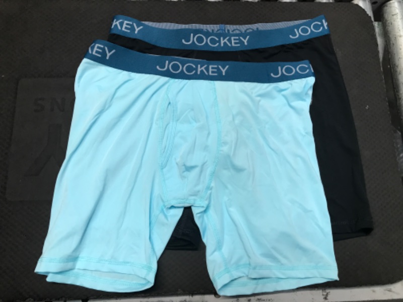 Photo 1 of Jockey Generation™ Men's Micro Stretch 2pk Long Leg Boxer Briefs--Size Large

