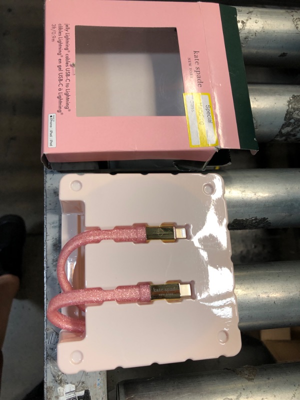 Photo 2 of Kate Spade New York 3ft Jelly USB-C to Lightning Cable
