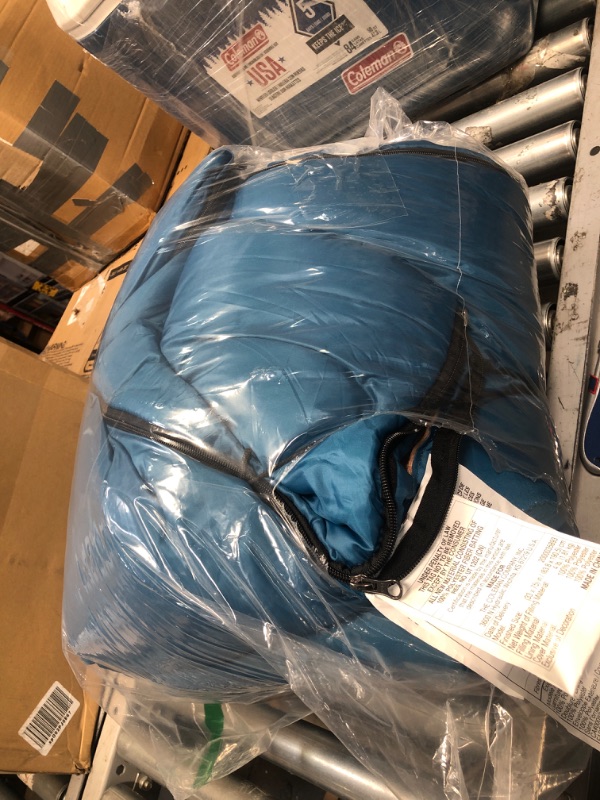 Photo 1 of *COLOR IS TEAL* Coleman Brazos Cold Weather Sleeping Bag
