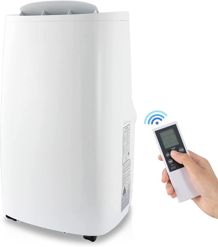 Photo 1 of Electactic Portable Air Conditioner With 3-in-1 Function, Cooling, Dry, Fan, Remote Control, Compact with 24 Hours Timer & Sleep Mode, 10000 BTU, White (A5410CE)
