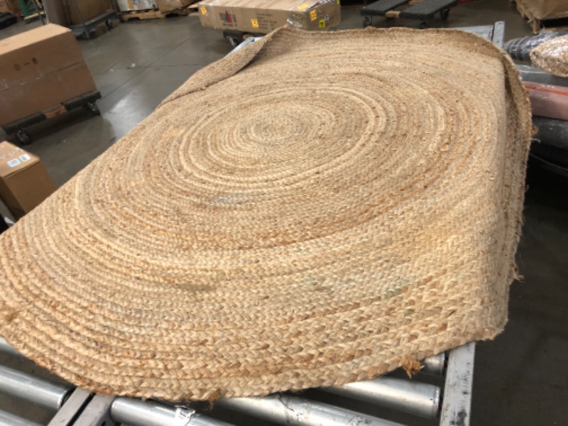 Photo 1 of 6' round jute rug