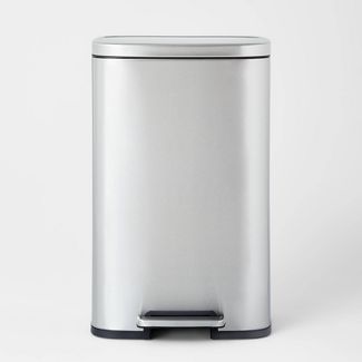 Photo 1 of (BROKEN LID; SCRATCHED/DENTED) 45L Rectangular Step Trash Can - Brightroom™

