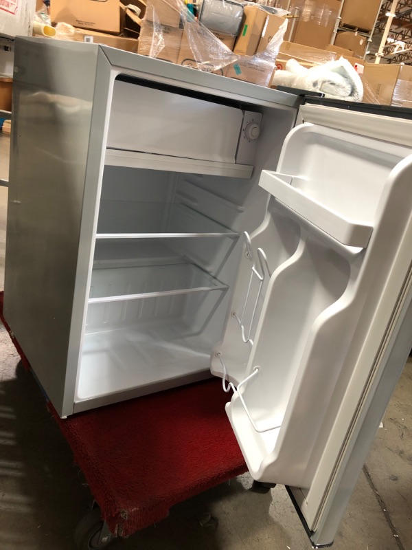 Photo 1 of ***PARTS ONLY*** BLACK+DECKER 2.5 cu. ft. Mini Fridge in Silver