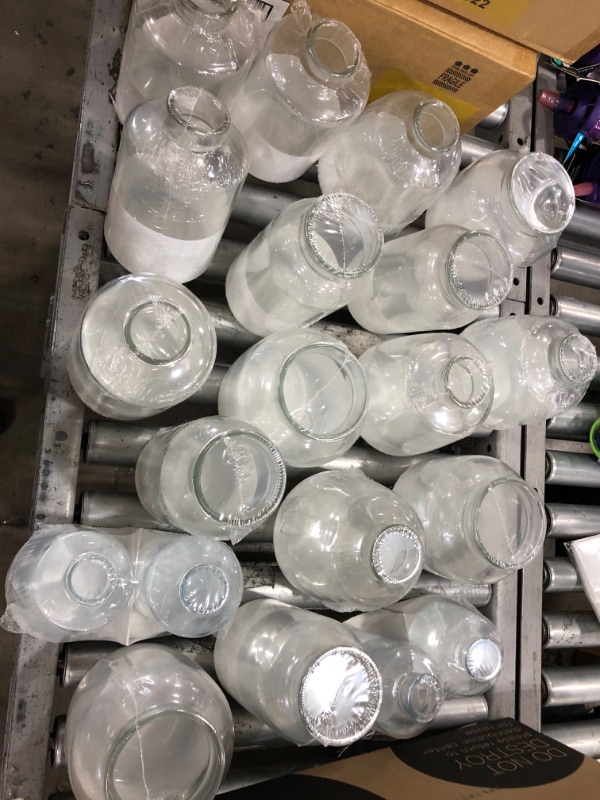 Photo 3 of 18 pack of glass dipped vases - different sizes 