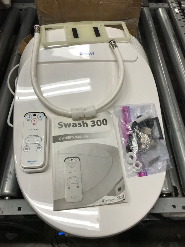 Photo 5 of (parts only)Brondell Inc. S300-EW Swash 300 Elongated Advanced Bidet Toilet Seat, White