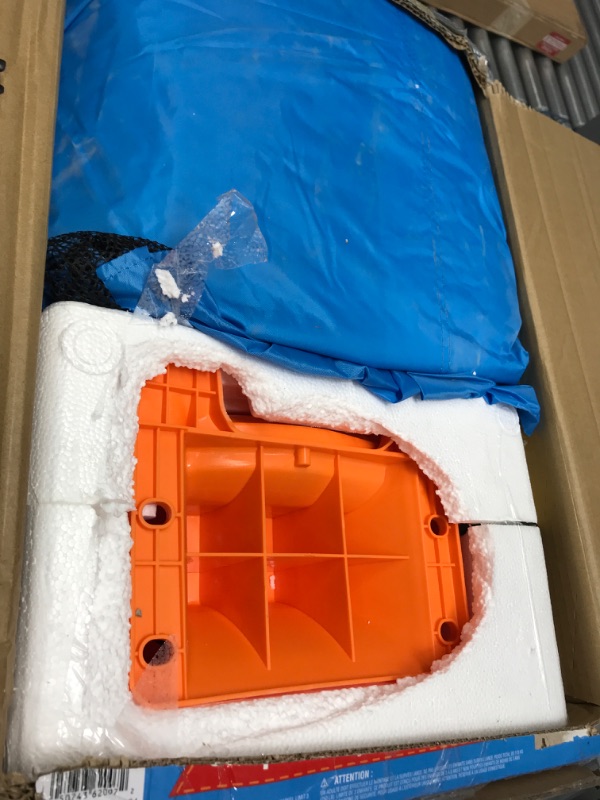 Photo 1 of Little Tikes Jump 'n Slide Inflatable Bouncer Includes Heavy Duty Blower With GFCI, Stakes, Repair Patches, And Storage Bag, for Kids Ages 3-8 Years Jump 'n Slide Bounce House