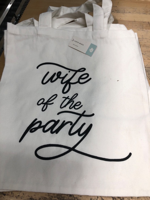 Photo 1 of 5-2pk wife of the party tote bags