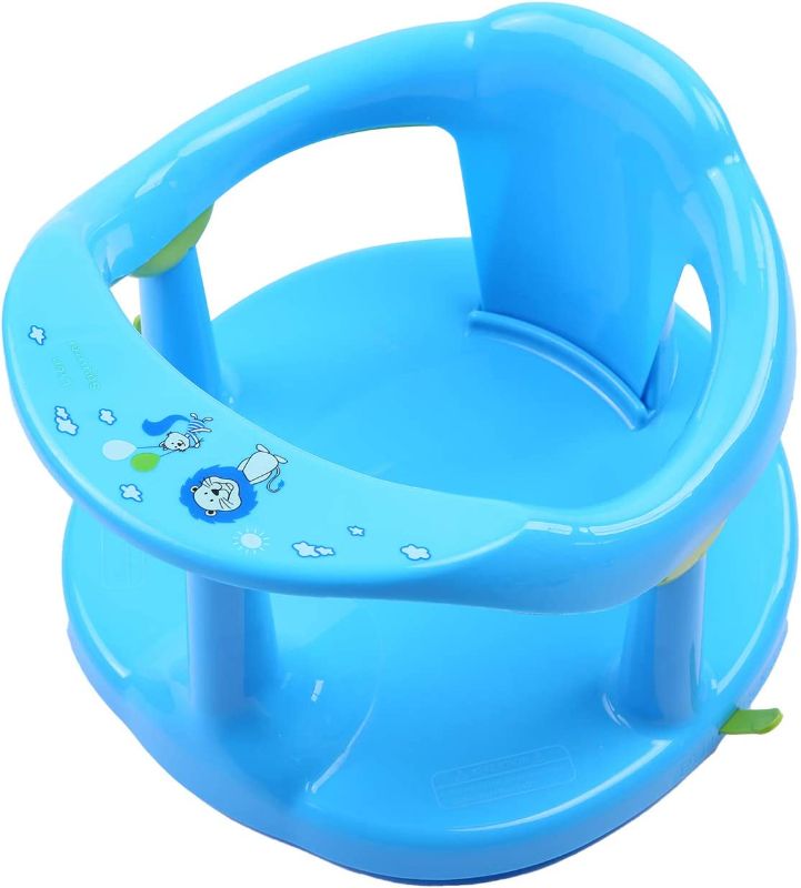 Photo 1 of Baby Bathtub Seat,Baby Bathtub Bath Seat for Sit-up,Baby Bathtub,Baby Tub Seat,Baby Bathing Tub seat,with Suction Cups for Stability, Newborn Gift 6-18 Months (Blue)