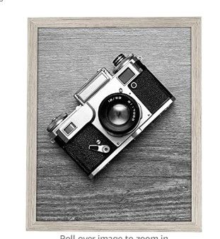 Photo 1 of Americanflat 16x20 Poster Frame in Driftwood - Composite Wood with Polished Plexiglass - Horizontal and Vertical Formats for Wall with Included Hanging Hardware
