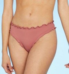 Photo 1 of Women's Ruffle Cheeky Bikini Bottom - Shade & Shore™ L 

