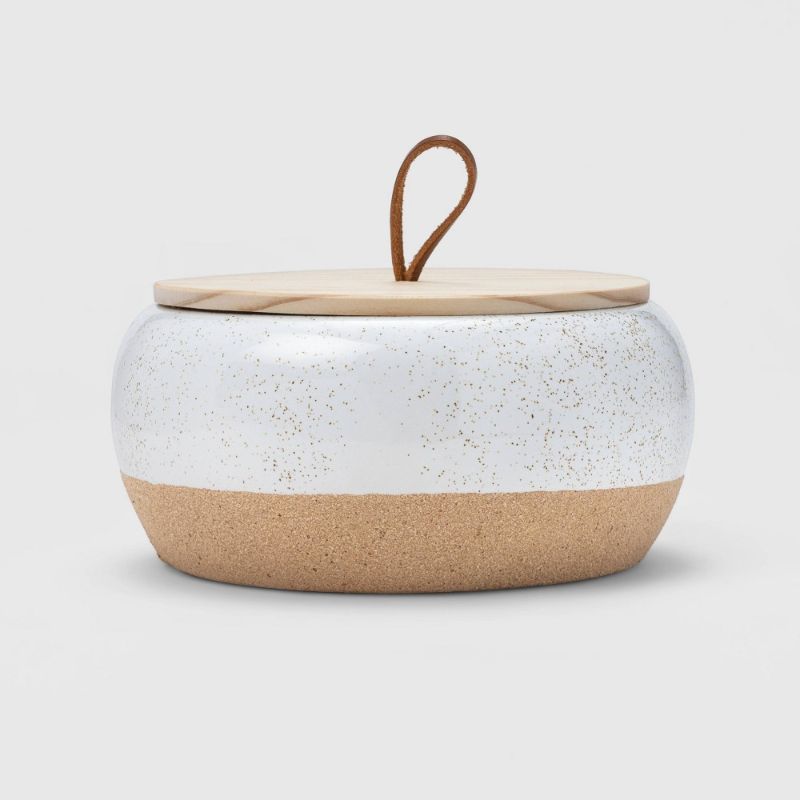 Photo 1 of 15oz Large Round Ceramic Citronella Candle - Threshold™