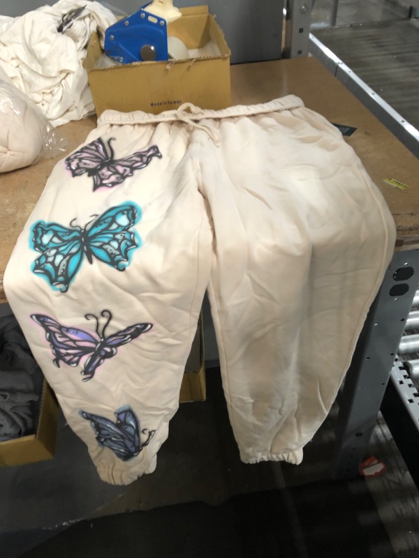 Photo 2 of High-Rise Fleece Sweatpants - Wild Fable™ Light Butterfly
SIZE: L