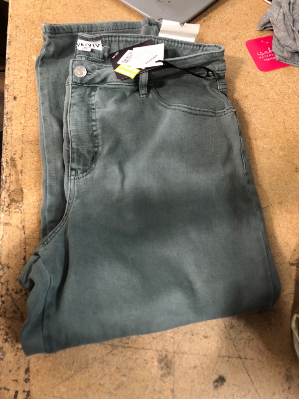 Photo 1 of Women's Plus Size High-Rise Slim Straight Pants - Ava & Viv™
SIZE: 18W