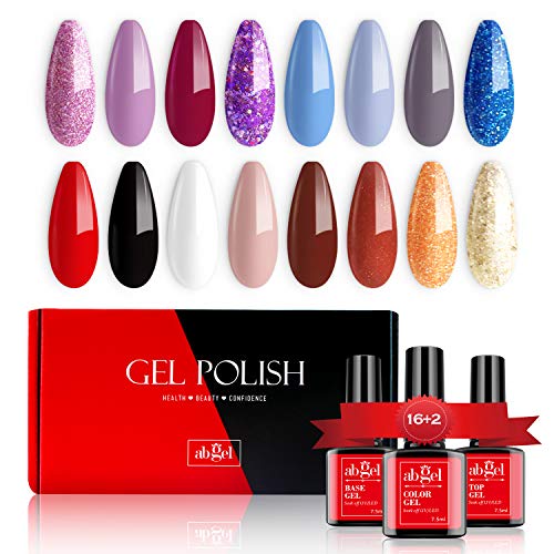 Photo 1 of AB Gel 18 pcs Gel Nail Polish Kit

