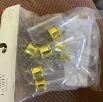 Photo 1 of 8ct String Lights Bullseye Battery operated Gold and Plastic Bulb
