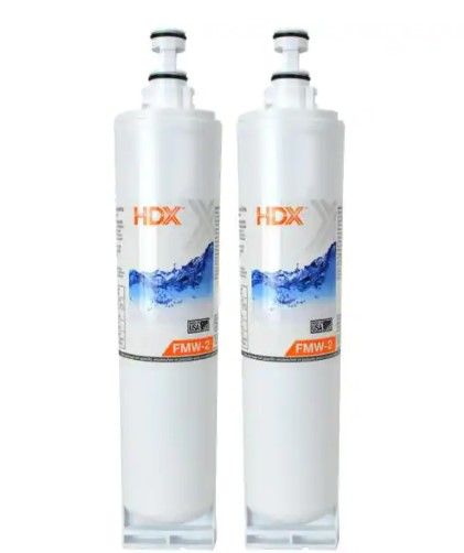 Photo 1 of 
HDX
FMW-2 Premium Refrigerator Water Filter Replacement Fits Whirlpool Filter 5 (2-Pack)