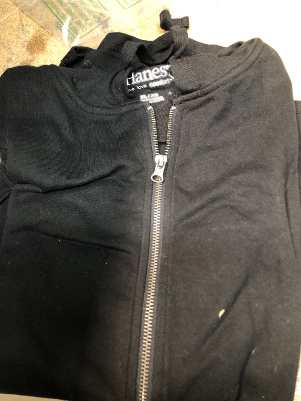 Photo 2 of size: xl - Hanes Adult Fleece Full-Zip Hoodie
