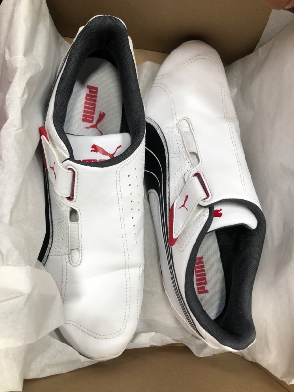 Photo 2 of PUMA Men's Redon Move Sneaker, White/Black/Ribbon Red 10.5 