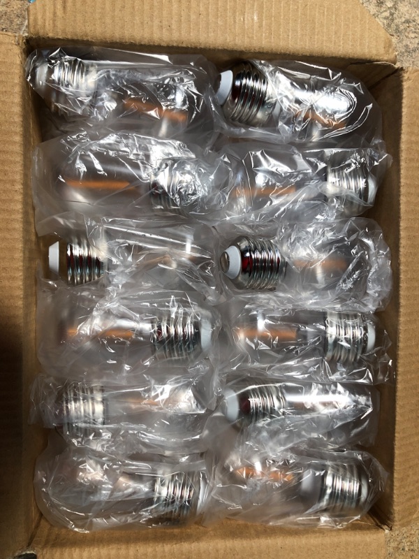 Photo 2 of 24-Pack Shatterproof & Waterproof S14 Replacement LED Light Bulbs,ALAMPEVER Vintage Style,2200K Warm White Outdoor 1W LED Bulb,E26 Medium Base, CRI80,100LM,Non-Dimmable