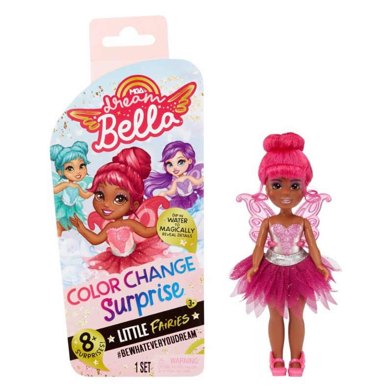 Photo 2 of (2 ITEM BUNDLE) Dream Bella Color Change Surprise Little Fairies Jaylen Doll AND 