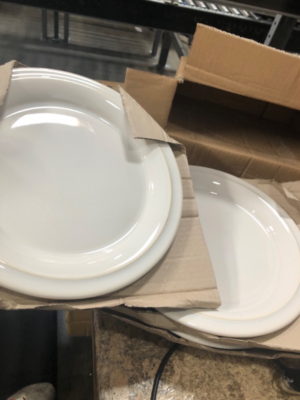 Photo 5 of 16pc Porcelain Woodbridge Dinnerware Set White - Threshold™