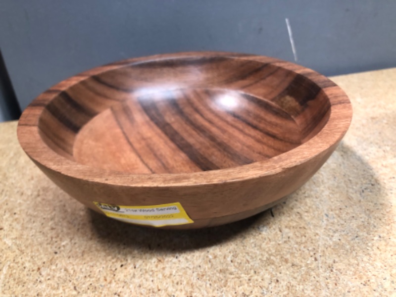 Photo 2 of 21oz Wood Serving Bowl - Threshold™
