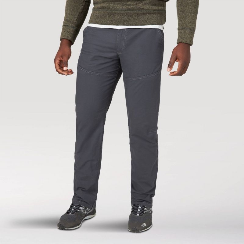 Photo 1 of ***Size: 32x32*** Color: Grey*** Wrangler Men's ATG Canvas Straight Fit Slim 5-Pocket Pants -
