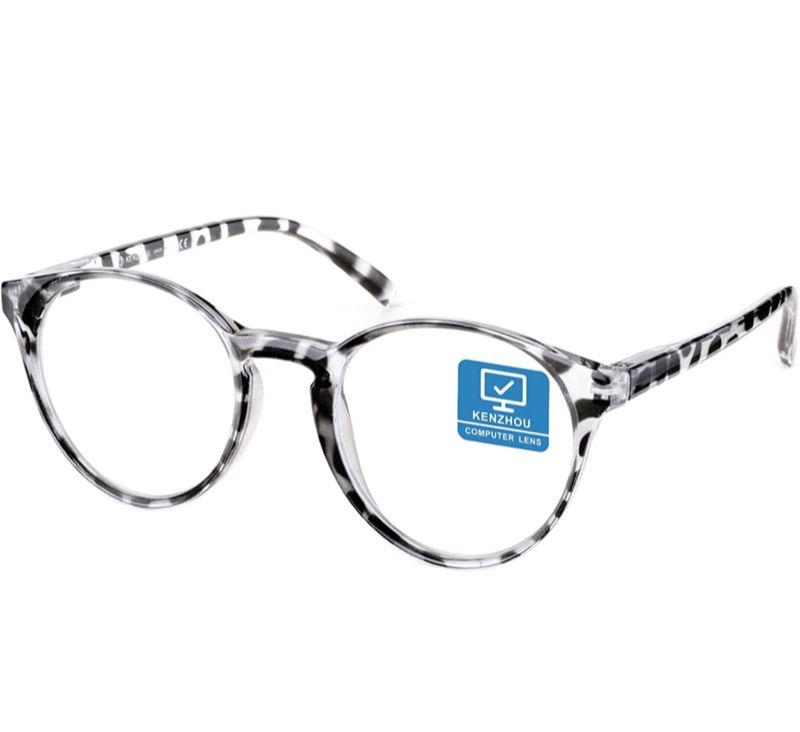 Photo 1 of 2 pack K KENZHOU Blue Light Blocking Glasses Women Round Rim Frame Eyeglasses