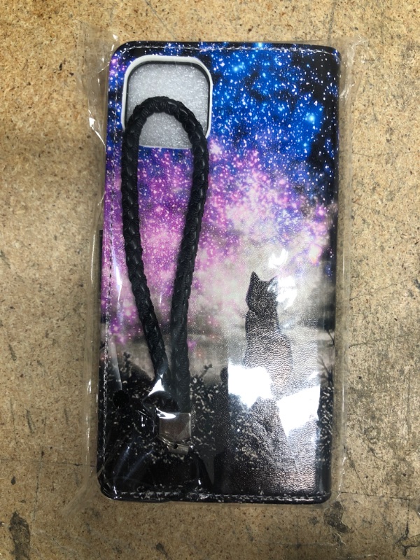 Photo 3 of Black Cat Nebula Wallet Case Compatible iPhone 11 Pro Max (2019) 6.5 Version with Card Holder