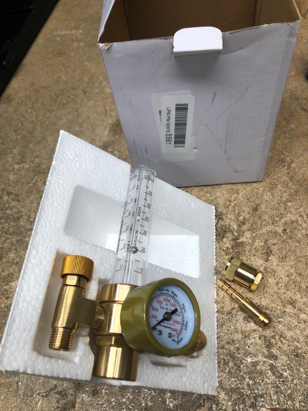 Photo 2 of BETOOLL HW9003 Argon/CO2 Mig Tig Flow meter Gas Regulator Gauge Welding Weld