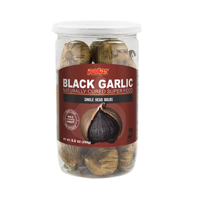 Photo 1 of **Bundle of 2 items**  Expires 10/30/2022
  MW POLAR Whole Black Garlic 250grams, 8.8 Ounce, Whole Bulbs, Easy Peel, All Natural, Healthy Snack , Ready to eat, Chemical Free, Kosher Friendly 

