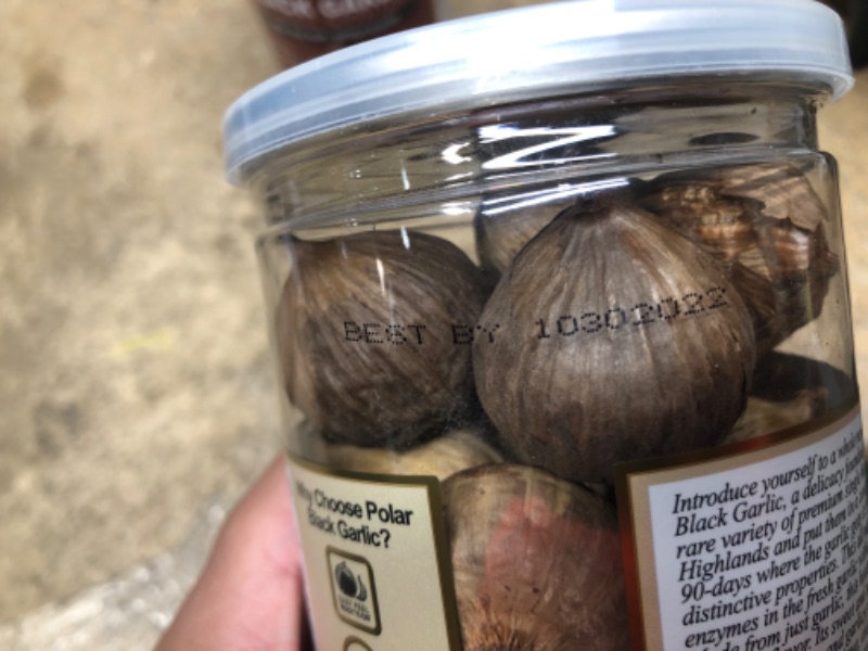 Photo 3 of **Bundle of 2 items**  Expires 10/30/2022
  MW POLAR Whole Black Garlic 250grams, 8.8 Ounce, Whole Bulbs, Easy Peel, All Natural, Healthy Snack , Ready to eat, Chemical Free, Kosher Friendly 

