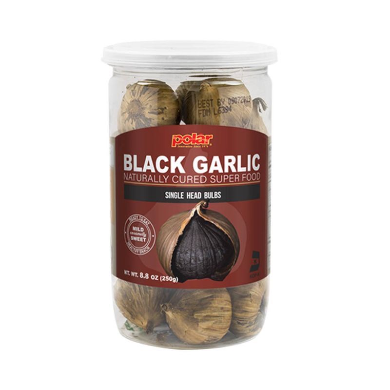 Photo 1 of **Bundle of 2 items**  Expires 10/30/2022
  MW POLAR Whole Black Garlic 250grams, 8.8 Ounce, Whole Bulbs, Easy Peel, All Natural, Healthy Snack , Ready to eat, Chemical Free, Kosher Friendly 