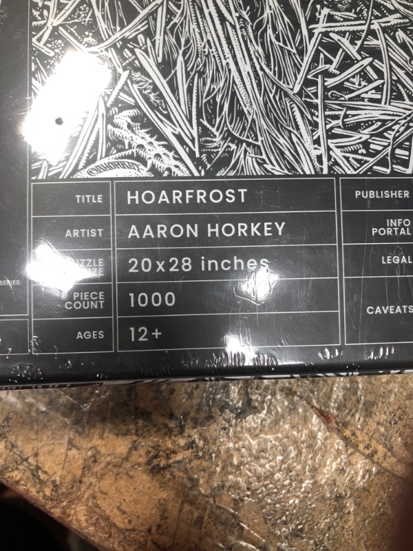 Photo 1 of Aaron Horkey's Hoarfrost 1000-Piece Puzzle Mondo
