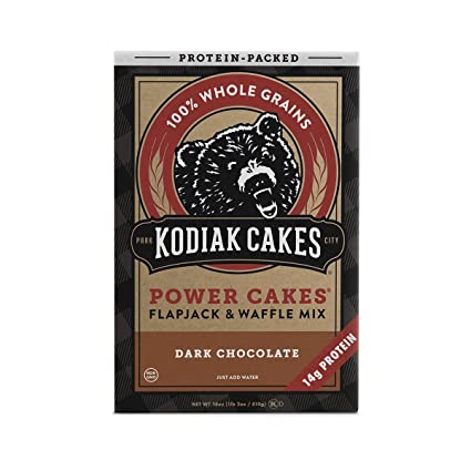 Photo 1 of **EXPIRES AUG30/2022** Kodiak Cakes Protein Pancake Power Cakes, Flapjack and Waffle Baking Mix, Dark Chocolate, 18 Ounce
SET OF 6