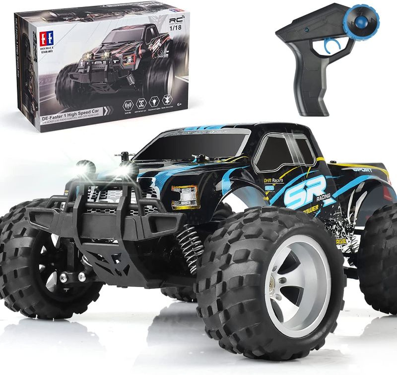 Photo 1 of DOUBLE E Remote Control Car,4WD High Speed Off Road RC Monster Car All Terrains Vehicle Truck with Rechargeable Battery for Boys Kids
