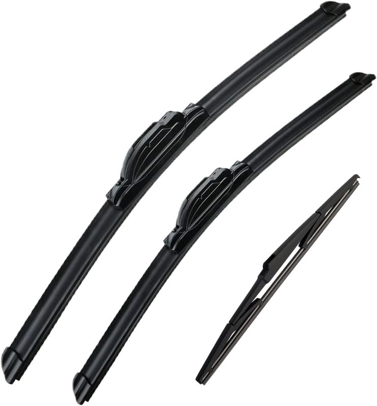 Photo 1 of 3 wipers Replacement for 2014-2019 Jeep Cherokee, Windshield Wiper Blades Original Equipment Replacement - 26"/18"/14" (Set of 3) U/J HOOK
