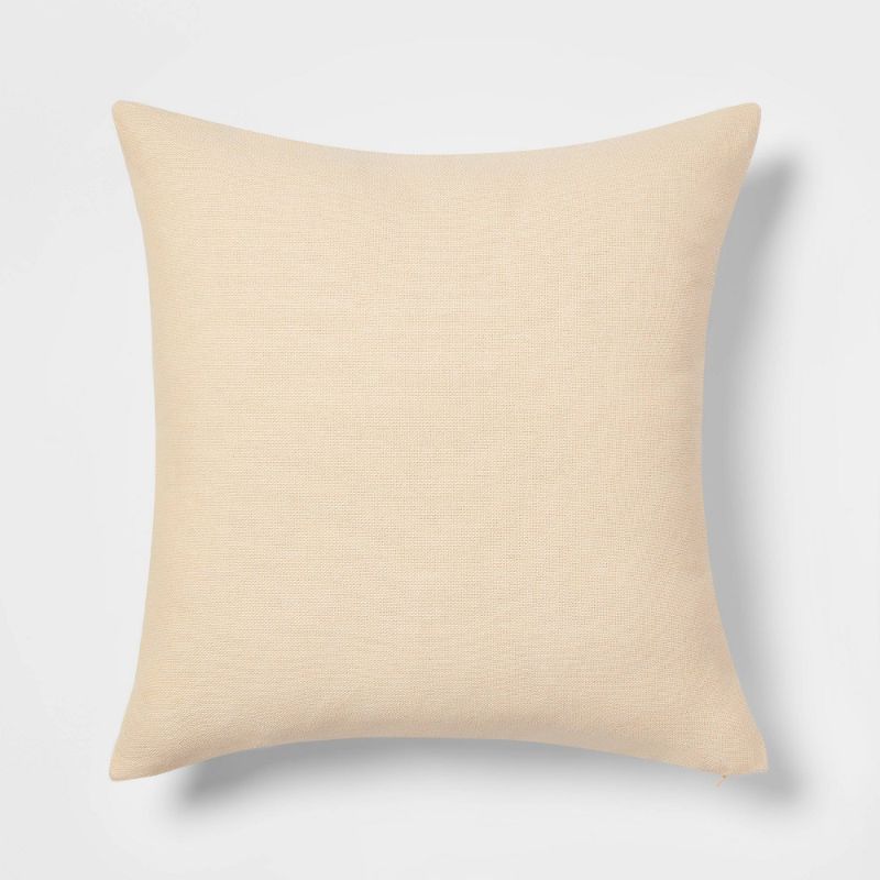 Photo 1 of 2 Oversized Chambray Square Throw Pillow - Threshold™
