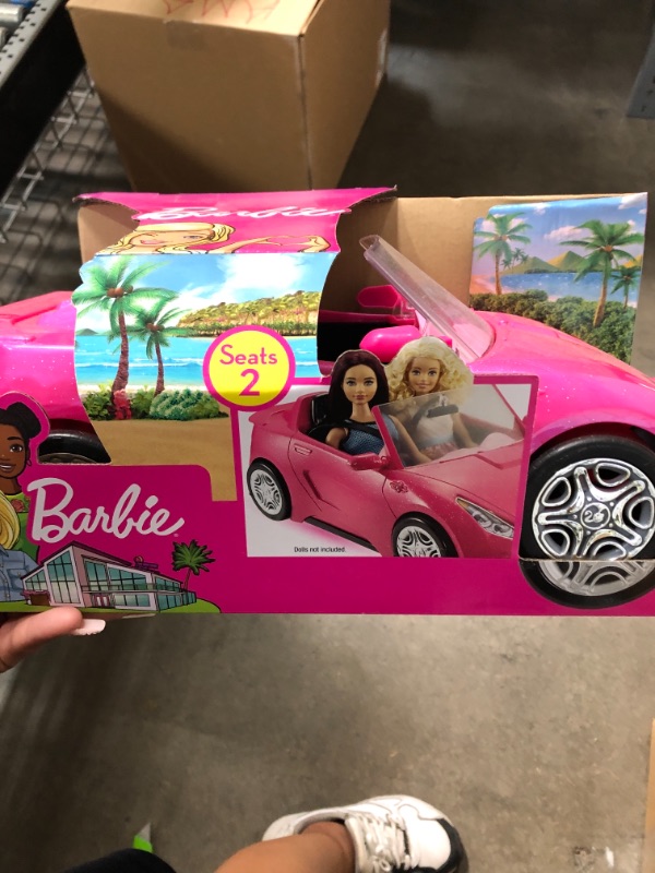 Photo 2 of Barbie Autre Glam Convertible Sports Toy Vehicle for Doll Pink Car
